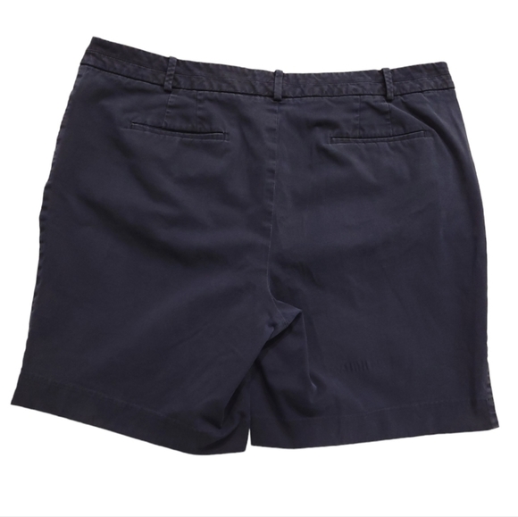 TALBOTS The Perfect Short Dark Navy Blue Shorts Size 16 - Picture 2 of 9